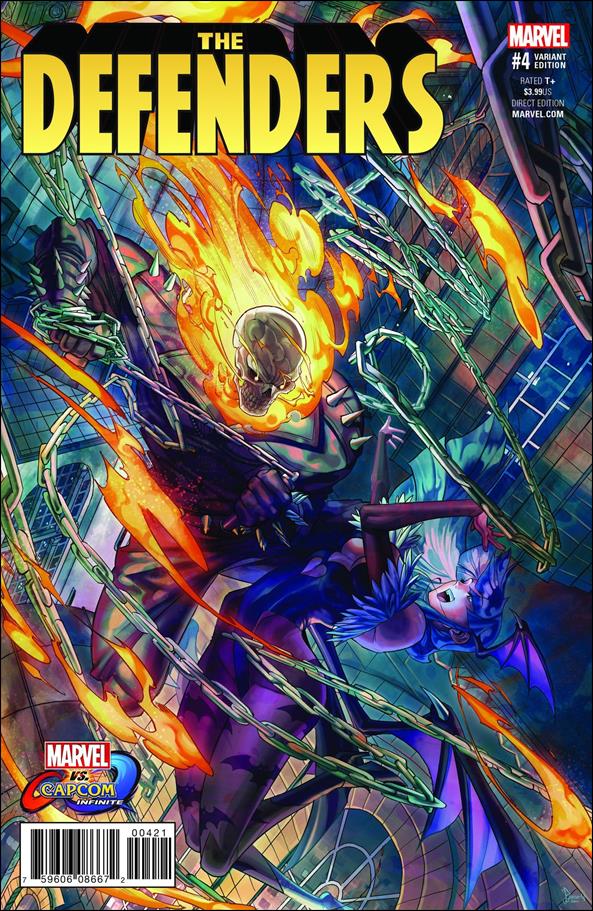 Defenders (2017) issue 4-B Jean Baptiste Marvel vs Capcom Cover