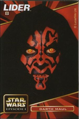 Star Wars: Episode I The Phantom Menace Lider (Promo) card 8 Darth Maul