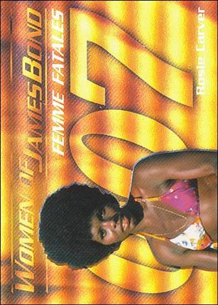 Women of James Bond in Motion (Femme Fatales Subset)  card F4 Gloria Hendry as Rosie Carver - Live and Let Die