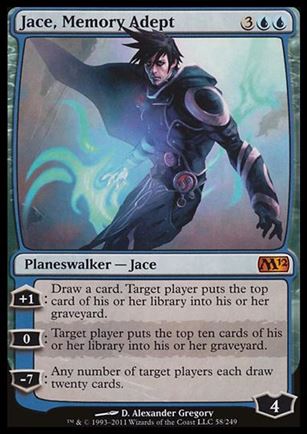 Magic the Gathering: 2012 Core Set (Base Set) card 58 Jace, Memory Adept