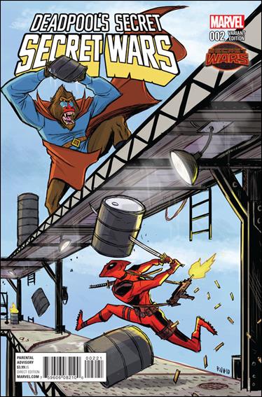 Deadpool's Secret Secret Wars issue 2-B Bobby Rubio 1:25 Cover