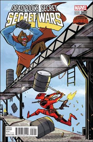 Deadpool's Secret Secret Wars issue 2-B Bobby Rubio 1:25 Cover
