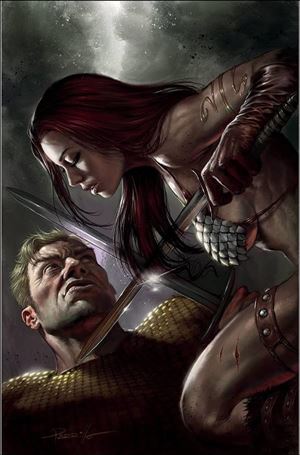 Red Sonja: The Superpowers issue 4-W Lucio Parrillo Virgin Cover