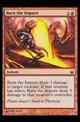 Magic the Gathering: Mirrodin Besieged (Base Set) card 59 Burn the Impure