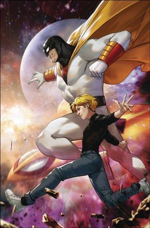 Space Ghost / Jonny Quest: Space Quest issue 2.00-M Derrick Chew Foil Virgin 1:15 Cover