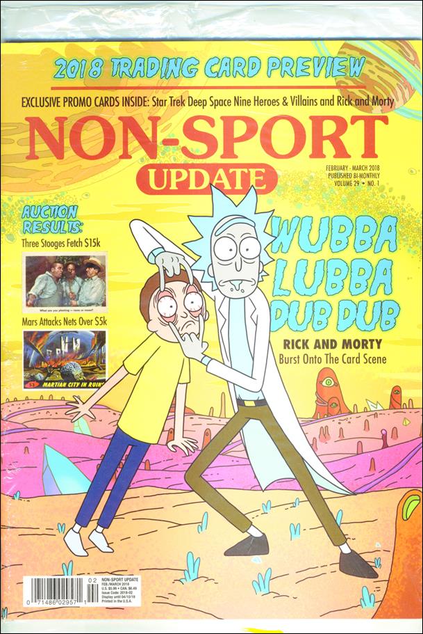 Non-Sport Update (2018) issue 1 Polybagged with Promo Card