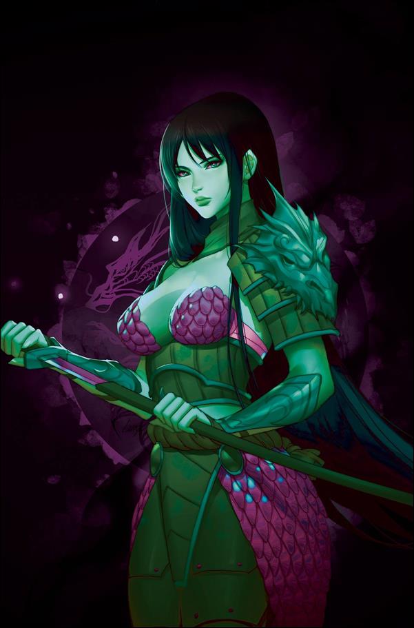 Samurai Sonja issue 1-K Leirix Li 1:7 Ultraviolet Virgin Cover