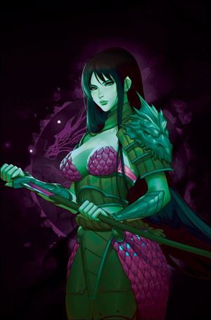 Samurai Sonja issue 1-K Leirix Li 1:7 Ultraviolet Virgin Cover