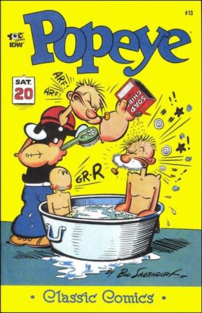 Classic Popeye issue 13 Bud Sagendorf Cover