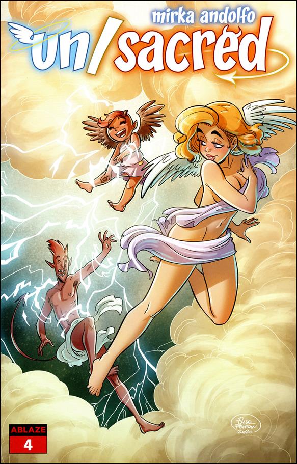 Un/Sacred (2020) issue 4-D Elisa Ferrari Cover