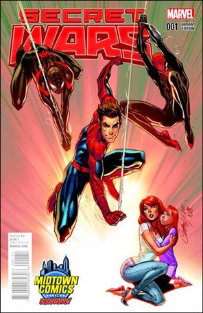 Secret Wars issue 1-SQ J. Scott Campbell Midtown Comics Cover