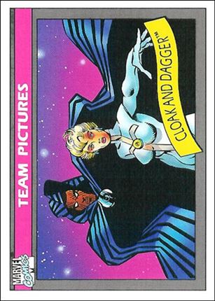 Marvel Universe: Series 1 (Base Set) card 141 Cloak and Dagger