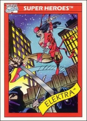 Marvel Universe: Series 1 (Base Set) card 49 Elektra