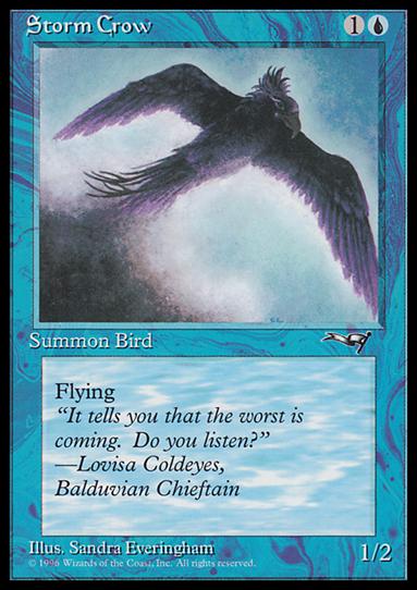 Magic the Gathering: Alliances (Base Set) card 36 Storm Crow