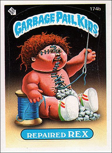 Garbage Pail Kids: Series 05 (Base Set) card 174b Repaired Rex
