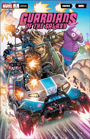 Guardians of the Galaxy (2020) issue 7-B Javi Garron Fortnite Cover
