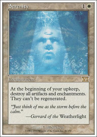 Magic the Gathering: 6th Edition (Base Set) card 41 Serenity