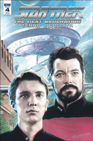 Star Trek: The Next Generation: Terra Incognita issue 4-D J.K. Woodward 1:25 Cover