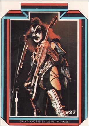 KISS: Series 1 (Base Set) card 27 Gene Simmons