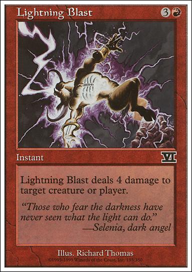 Magic the Gathering: 6th Edition (Base Set) card 193 Lightning Blast