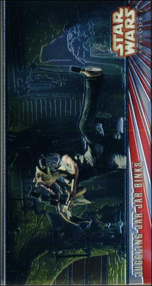Star Wars: Episode I Widevision: Series 1 (Chrome Subset) card C5 Juggling Jar Jar Binks