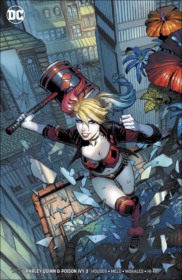 Harley Quinn and Poison Ivy issue 3-B David Finch Left Side "Harley" Cardstock Cover