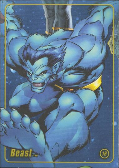 Marvel Heroes Figure Factory: Series 1 (Base Set) card 19 Beast