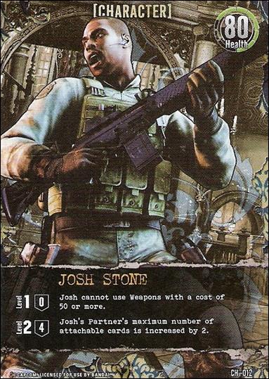Resident Evil: Alliance (Base Set) card CH-012 Josh Stone