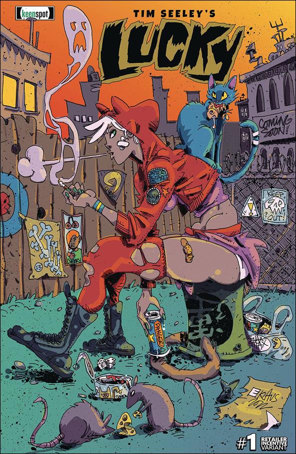 Tim Seeley's Lucky issue 1-H Erik Klaus 1:10 Cover