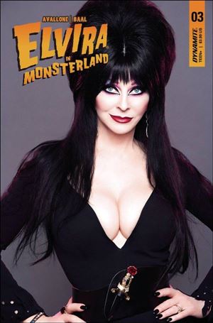 Elvira in Monsterland issue 3-D Photo Cover