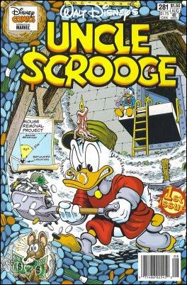 Walt Disney's Uncle Scrooge issue 281-B Marvel Cover