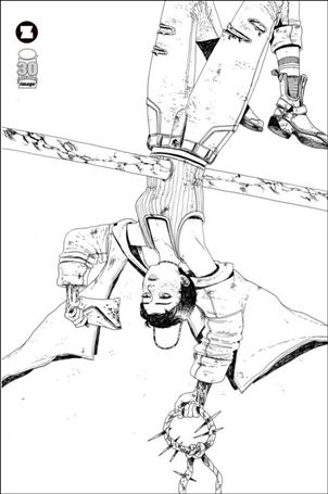 Joe Hill's Rain issue 4-D Zoe Thorogood 1:50 Black & White Cover