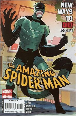 Amazing Spider-Man (1963) issue 572-C John Romita Jr. Scorpion Cover (2nd Printing)