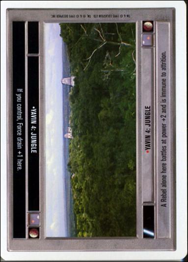 Star Wars: Premiere Unlimited (Base Set) card 294 Yavin 4: Jungle