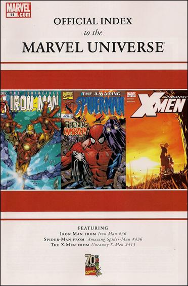 Official Index to the Marvel Universe issue 11