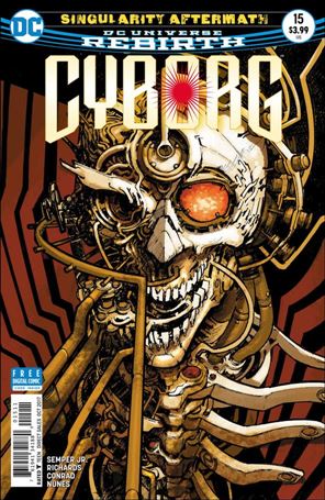 Cyborg (2016) issue 15 Eric Canete Cover