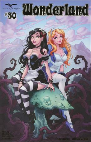 Grimm Fairy Tales Presents Wonderland issue 50-F Martin Abel Previews Foil Cover 1/750