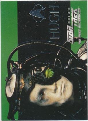 Star Trek: The Next Generation - The Episode Collection Season Seven (Foil Embossed Subset) card S42 Hugh
