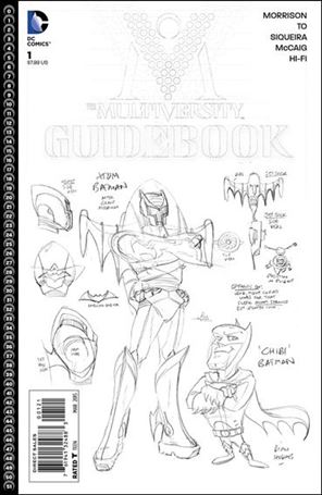 Multiversity Guidebook issue 1-B Rian Hughes 1:10 Sketch Cover