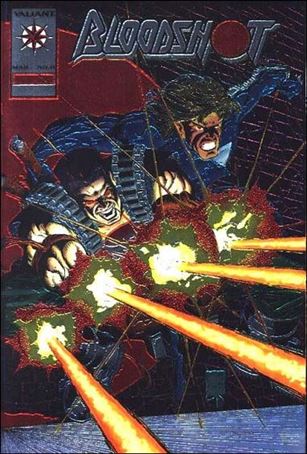 Bloodshot (1993) issue 0.00-C Platinum Wraparound Chromium Cover