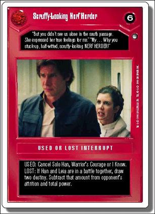 Star Wars: Hoth Revised (Base Set) card 60 Scruffy-Looking Nerf Herder