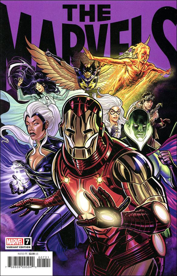 Marvels (2021) issue 7-B Benjamin Dewey 1:25 Cover