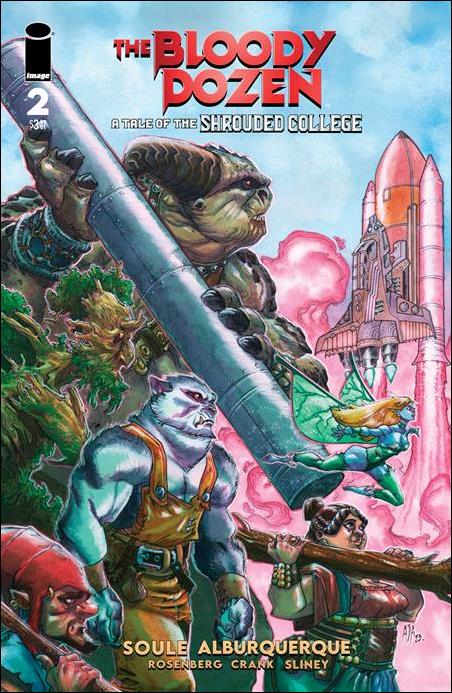 Bloody Dozen: A Tale of the Shrouded College issue 2-B Alberto Jimenez Alburquerque Cover