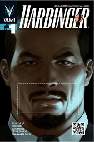 Harbinger (2012) issue 1-D Jelena Kevic-Djurdjevic 1:50 QR Code Reader Cover