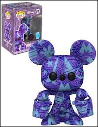 POP! Art Series figure 20 Sorcerer's Apprentice Mickey (Purple)