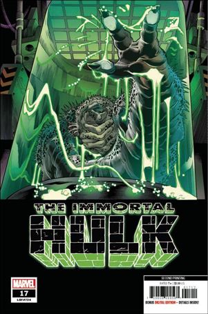 Immortal Hulk issue 17-G Joe Bennett Cover (2nd Printing)