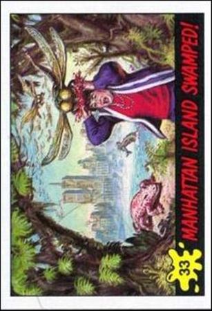 Dinosaurs Attack! (Base Set) card 33 Manhattan Island Swamped!