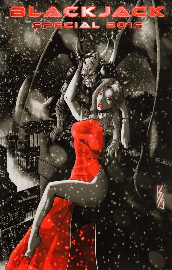 Blackjack - 2016 Pin-Up Special issue 1-G Steve Kupiszewski Grayscale Cover