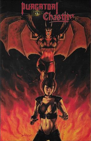 Purgatori Versus Chastity issue 1-D Dynamic Forces Dorian Cleavenger Cover w/COA