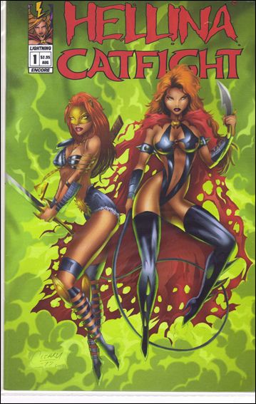 Hellina/Catfight issue 1-F Encore Edition - Green Sky Standard Cover